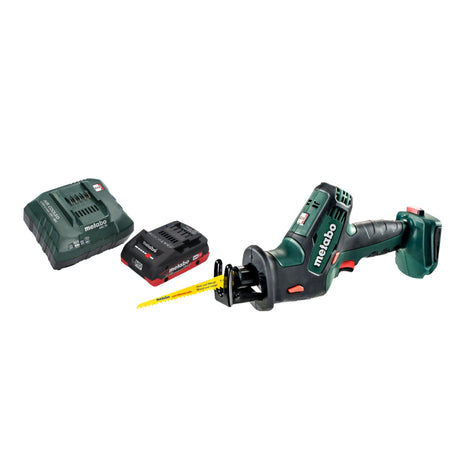 Metabo SSE 18 LTX Compact Akku Reciprosge Sbelsge 18 V 13 mm + 1x batterie LiHD 4,0 Ah + chargeur