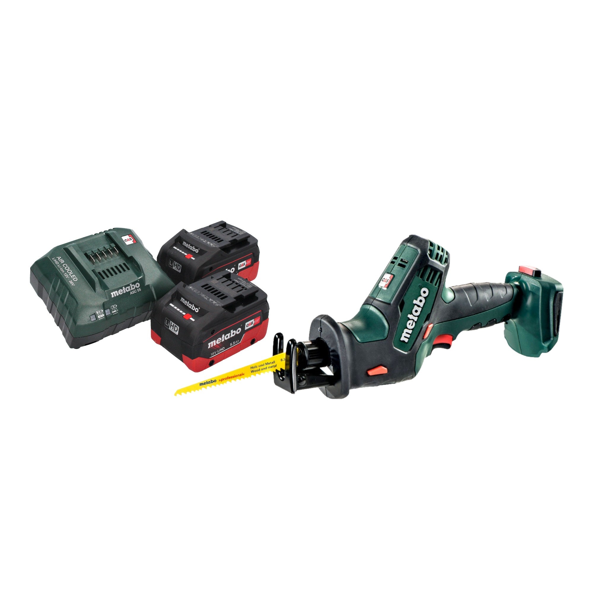 Metabo SSE 18 LTX Compact Akku Reciprosaege Saebelsaege 18 V 13 mm 2x LiHD Akku 5 5 Ah Ladegeraet 0 - toolbrothers
