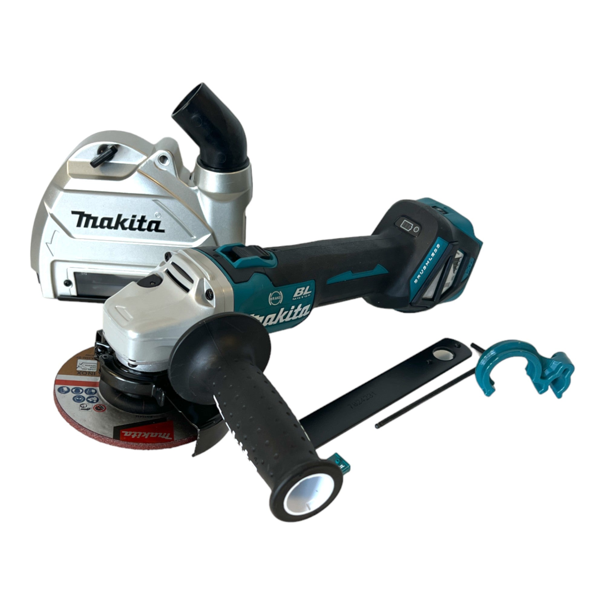 Makita DGA 514 RTJU1 Akku Winkelschleifer 18 V 125 mm Brushless 2x Akku 5 0 Ah Ladegeraet Makpac  1 - toolbrothers