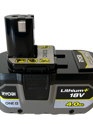 Ryobi 2x batterie RB1840X 18 V 4,0 Ah / 4000 mAh Li-Ion ONE+ HP (2x 5133005053) avec indicateur de niveau de charge