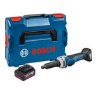 Bosch GGS 18V-23 PLC Professional Meuleuse droite sans fil 18 V Brushless + 1x batterie 4,0 Ah + L-Boxx - sans chargeur