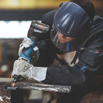 Bosch GGS 18V-23 PLC Professional Meuleuse droite sans fil 18 V Brushless + 1x batterie 5,0 Ah + L-Boxx - sans chargeur