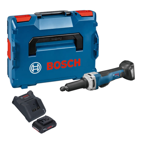 Bosch GGS 18V-23 PLC Professional amoladora recta a batería 18 V sin escobillas + 1x batería ProCore 4,0 Ah + cargador + L-Boxx