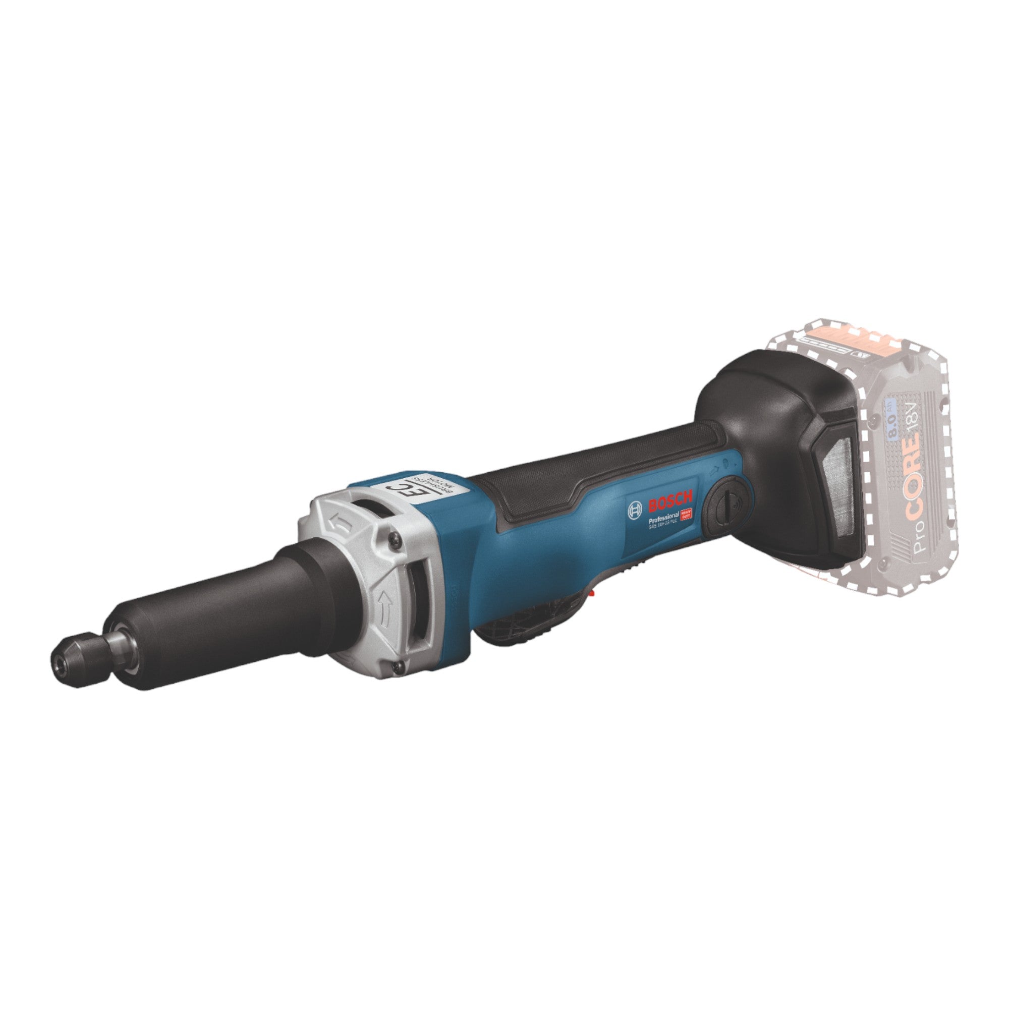 Bosch GGS 18V 23 PLC Professional Akku Geradschleifer 18 V Brushless 1x ProCore Akku 4 0 Ah Ladegeraet L Boxx 1 - toolbrothers