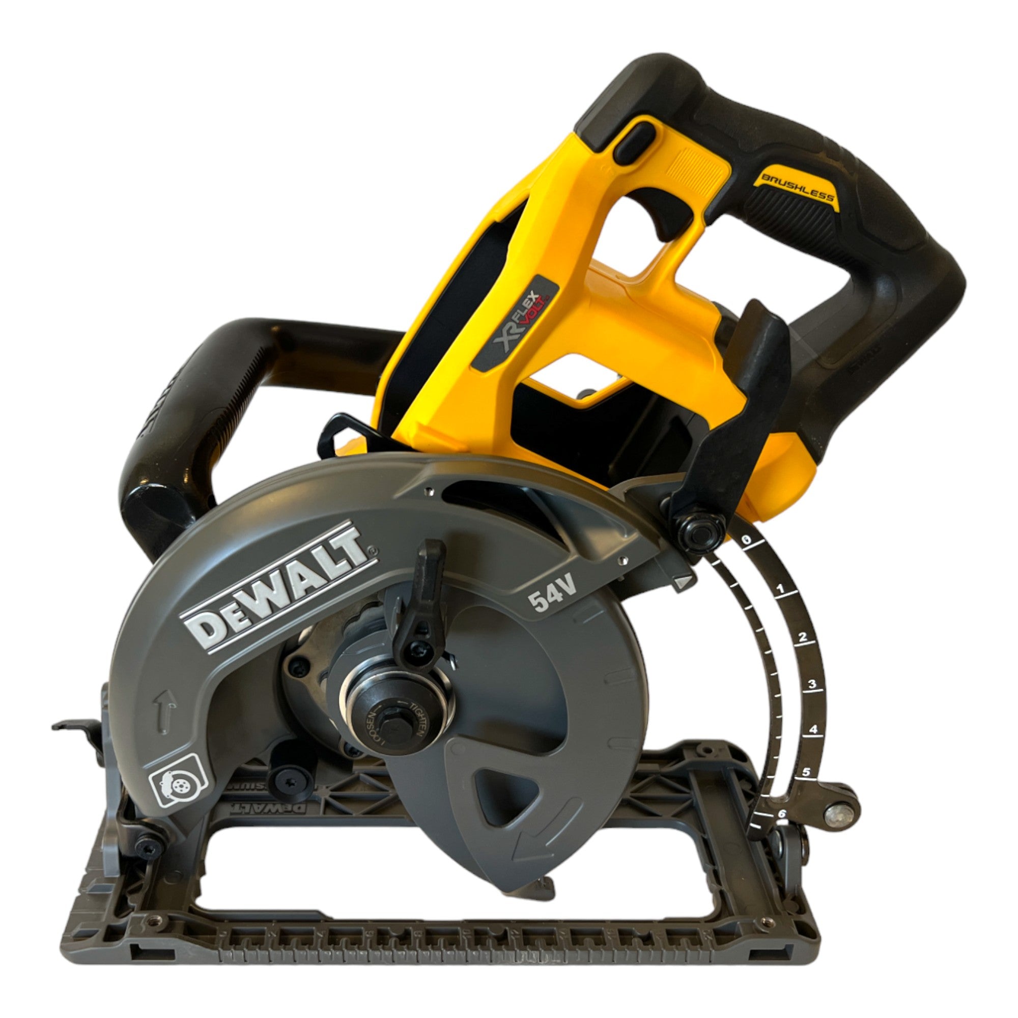 DeWalt DCS 577 N Akku Handkreissaege 54 V FlexVolt 190 mm Brushless 1x Akku 6 0 Ah ohne Ladegeraet 1 - toolbrothers