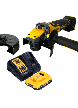 Amoladora angular a batería DeWalt DCG 416 VS D1 18 V 125 mm sin escobillas + 1x batería 2,0 Ah + cargador