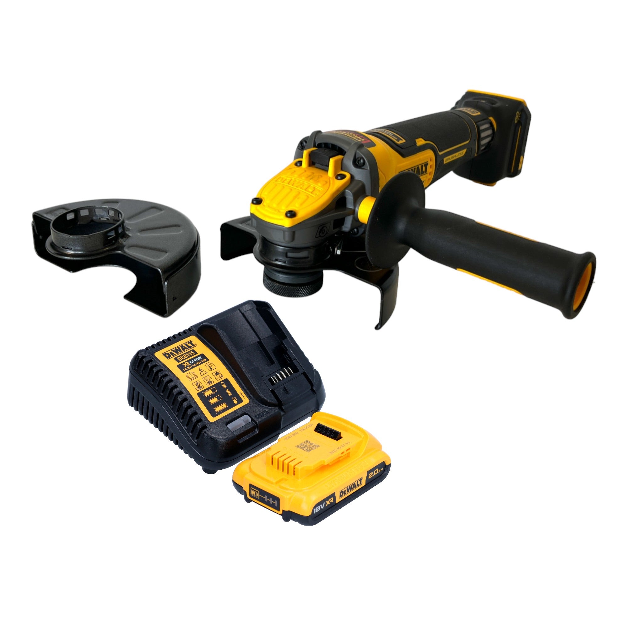 DeWalt DCG 416 VS D1 Akku Winkelschleifer 18 V 125 mm Brushless 1x Akku 2 0 Ah Ladegeraet 0 - toolbrothers
