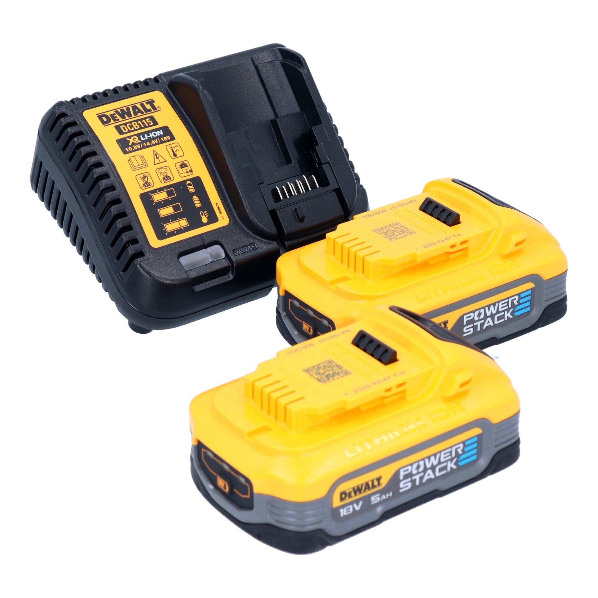 DeWalt DCG 416 VS H2 Akku Winkelschleifer 18 V 125 mm Brushless 2x PowerStack Akku 5 0 Ah Ladegeraet 2 - toolbrothers
