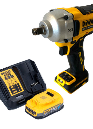 Llave de impacto a batería DeWalt DCF 891 E1 18 V 1084 Nm 1/2" sin escobillas + 1x batería Powerstack 1,7 Ah + cargador