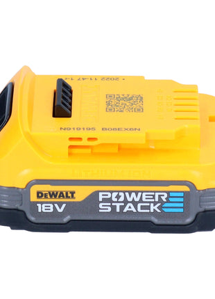 Akumulatorowa szlifierka kątowa DeWalt DCG 409 NT 18 V 125 mm bezszczotkowa + 1x akumulator Powerstack 1,7 Ah + TSTAK - bez ładowarki