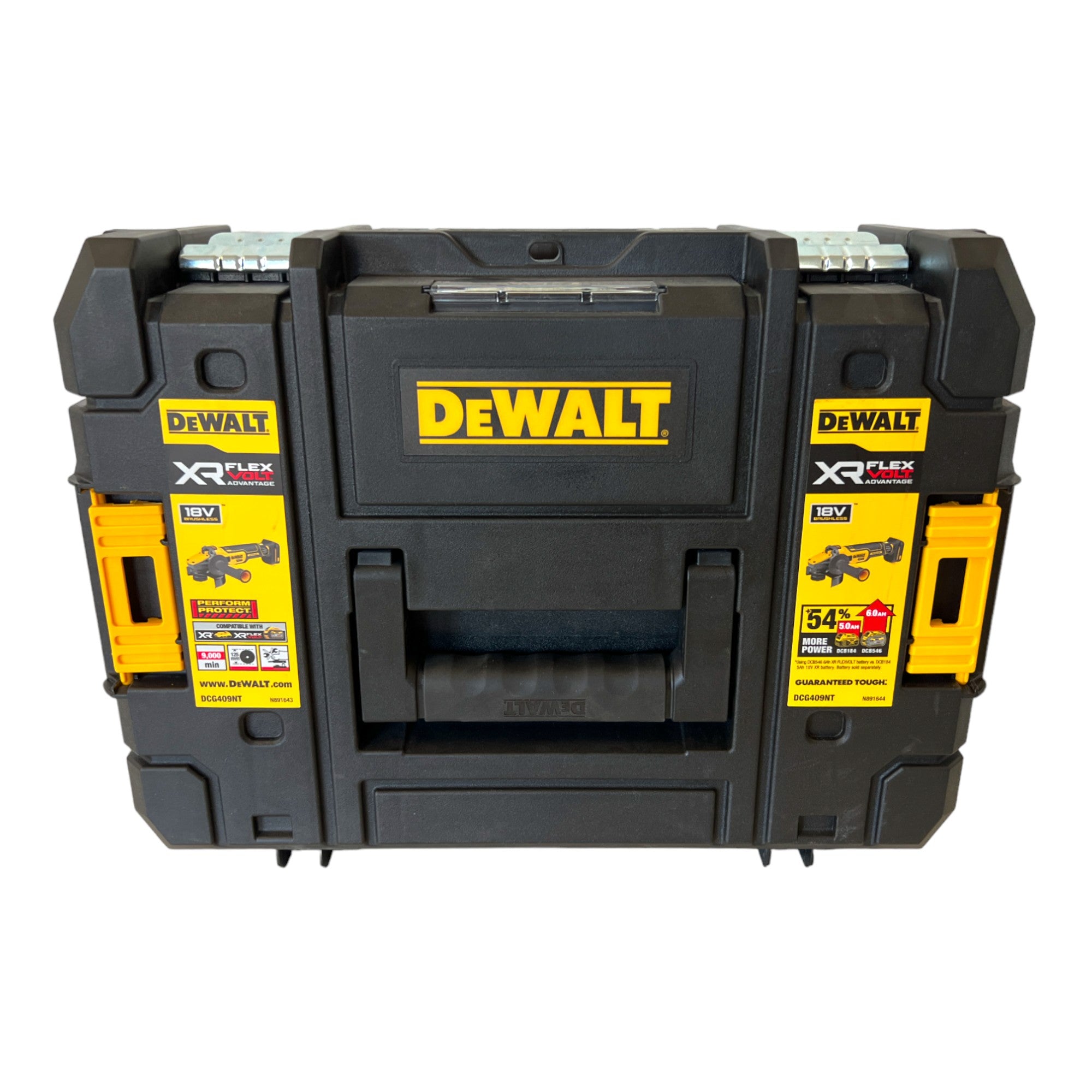 DeWalt DCG 409 M1T Akku Winkelschleifer 18 V 125 mm Brushless 1x Akku 4 0 Ah Ladegeraet TSTAK 2 - toolbrothers