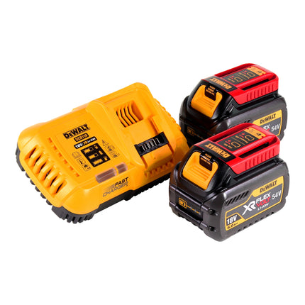 DeWalt DCG 460 T2 Meuleuse d'angle sans fil 54 V 230 mm + 2x batterie 6,0 Ah + chargeur