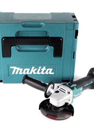 Amoladora angular inalámbrica Makita DGA 511 ZJ 18 V 125 mm sin escobillas + Makpac - sin batería, sin cargador