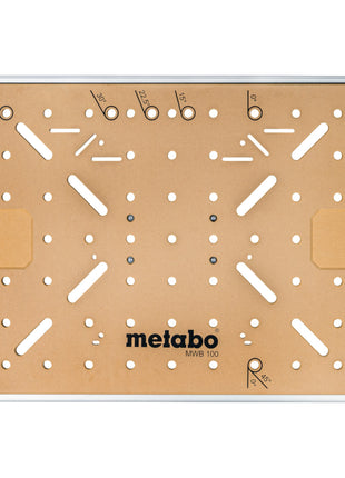 Metabo MWB 100 Multifunktionstisch ( 626991000 ) mobile Werkbank robuste MDF-Tischplatte