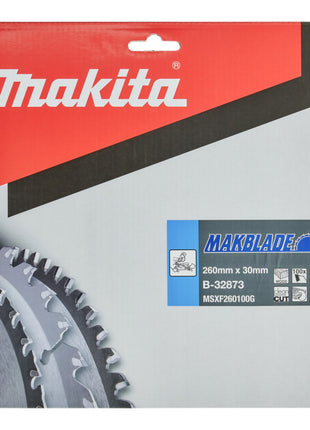 Makita MAKBLADE lame circulaire 260 x 30 x 2,3 mm 100 dents ( B-32873 ) pour bois