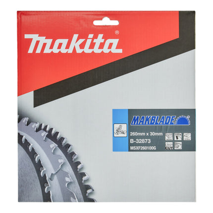 Makita MAKBLADE lame circulaire 260 x 30 x 2,3 mm 100 dents ( B-32873 ) pour bois