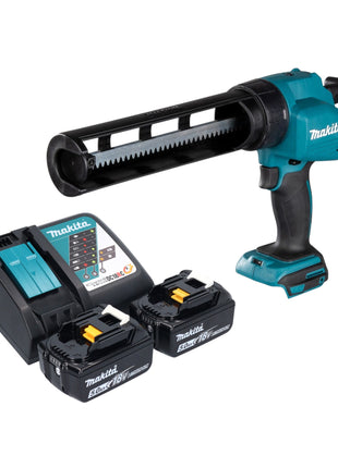 Makita DCG 180 RT Pistolet à cartouche sans fil 18 V + 2x batterie 5,0 Ah + chargeur