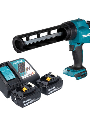 Makita DCG 180 RG Pistolet à cartouche sans fil 18 V + 2x batterie 6,0 Ah + chargeur