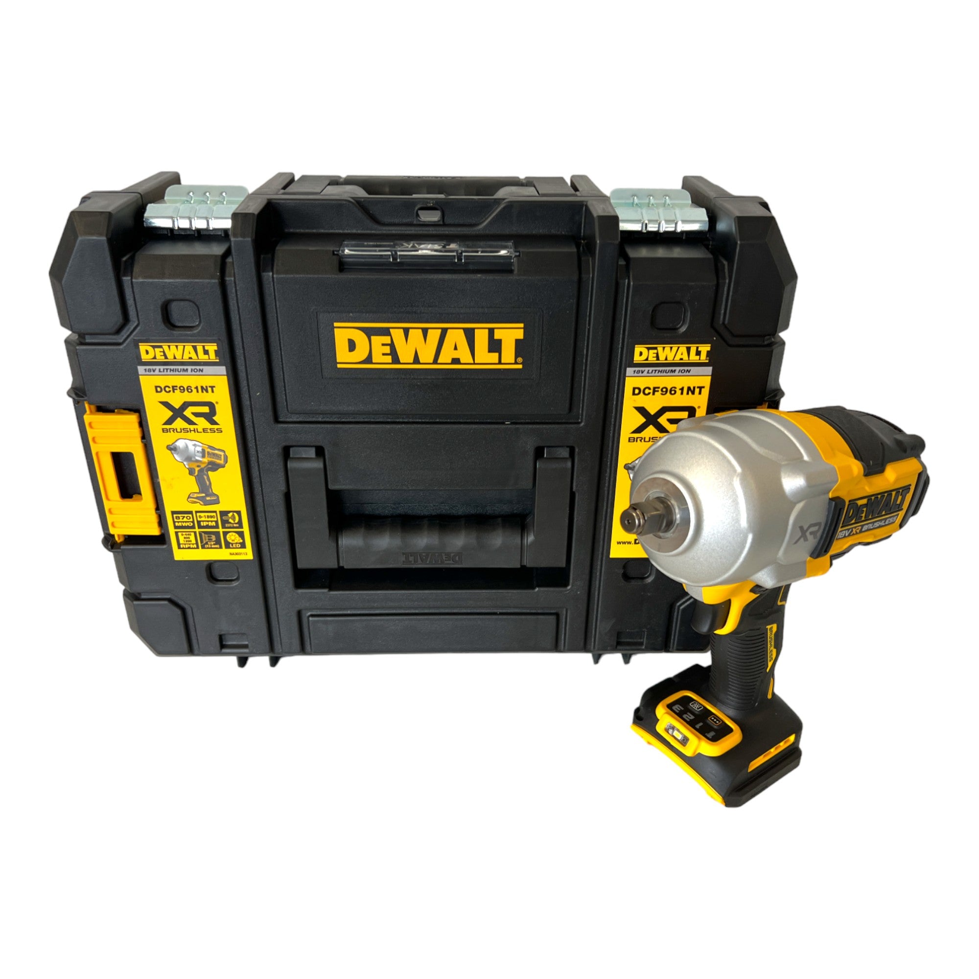 DeWalt DCF 961 H2T Akku Schlagschrauber 18 V 1632 Nm 1 2 Brushless 2x Powerstack Akku 5 0 Ah Ladegeraet TSTAK 1 - toolbrothers