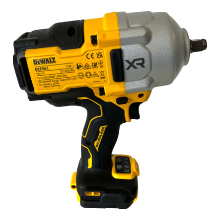 DeWalt DCF 961 H2T Clé à choc 18 V 1632 Nm 1/2" Brushless + 2x Powerstack batterie 5,0 Ah + chargeur + TSTAK
