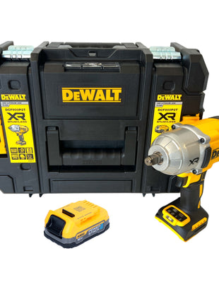 Clé à chocs sans fil DeWalt DCF 900 NT 18 V 1396 Nm 1/2" + 1x batterie Powerstack 1,7 Ah + TSTAK - sans chargeur