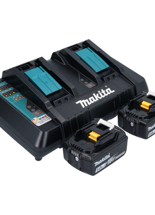 Bouilloire à batterie Makita DKT 360 PT2 36 V (2x 18 V) 0,8 L + 2x batterie 5,0 Ah + double chargeur