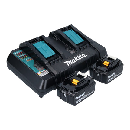 Makita DKT 360 PG2 Bouilloire sans fil 36 V ( 2x 18 V ) 0,8 L + 2x batterie 6,0 Ah + chargeur double