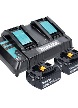 Hervidor de batería Makita DKT 360 CG2 36 V (2x 18 V) 0,8 L + 2x batería 6,0 Ah + cargador doble