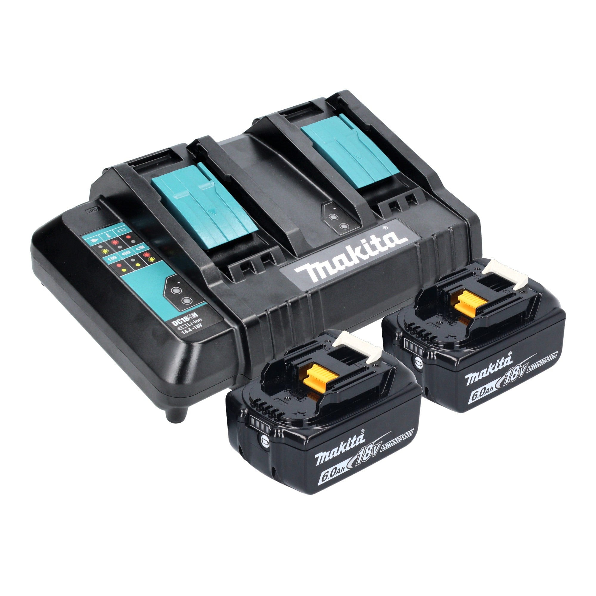 Makita DKT 360 CG2 Akku Wasserkocher 36 V 2x 18 V 0 8 L 2x Akku 6 0 Ah Doppelladegeraet 3 - toolbrothers