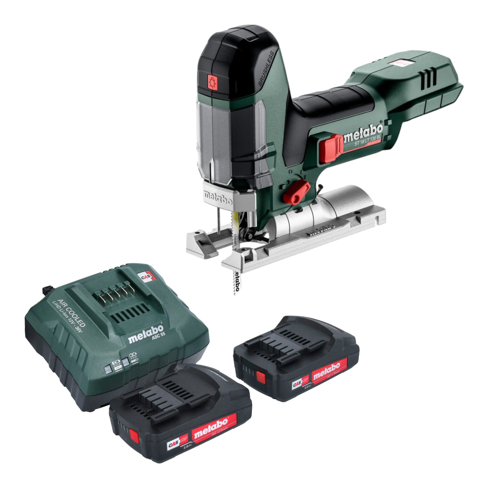 Metabo ST 18 LT 130 BL Akku Stichsaege 18 V 130 mm Brushless 2x Akku 2 0 Ah Ladegeraet 0 - toolbrothers