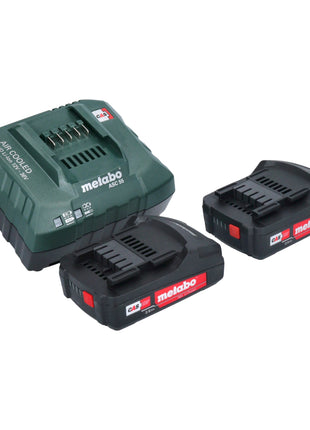 Metabo ST 18 LT 130 BL Scie sauteuse sans fil 18 V 130 mm Brushless + 2x batterie 2,0 Ah + chargeur