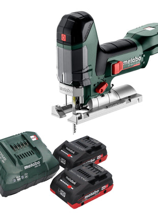 Metabo ST 18 LT 130 BL Scie sauteuse sans fil 18 V 130 mm Brushless + 2x batterie LiHD 4,0 Ah + chargeur