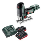 Metabo ST 18 LT 130 BL Scie sauteuse sans fil 18 V 130 mm Brushless + 2x batterie LiHD 4,0 Ah + chargeur