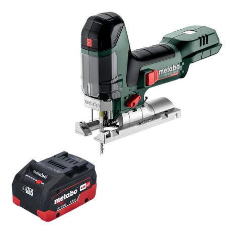 Sierra de calar a batería Metabo ST 18 LT 130 BL 18 V 130 mm sin escobillas + 1x batería LiHD 5,5 Ah - sin cargador