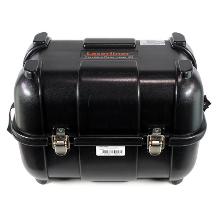 Laserliner PrecisionPlane-Laser 3D Pro Dreidimensionaler Laser mit drei roten 360°-Laserkreisen und adaptierbarem Metall-Sockel im praktischen Tragekoffer ( 036.400A ) - Toolbrothers