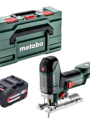 Metabo ST 18 LT 130 BL Scie sauteuse sans fil 18 V 130 mm Brushless + 1x batterie 4,0 Ah + Metabox - sans chargeur