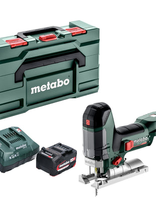 Metabo ST 18 LT 130 BL Scie sauteuse sans fil 18 V 130 mm Brushless + 1x batterie 4,0 Ah + chargeur + Metabox