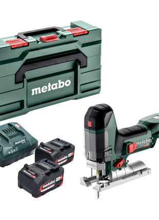 Wyrzynarka akumulatorowa Metabo ST 18 LT 130 BL 18 V 130 mm bezszczotkowa + 2x akumulator 4,0 Ah + ładowarka + metabox