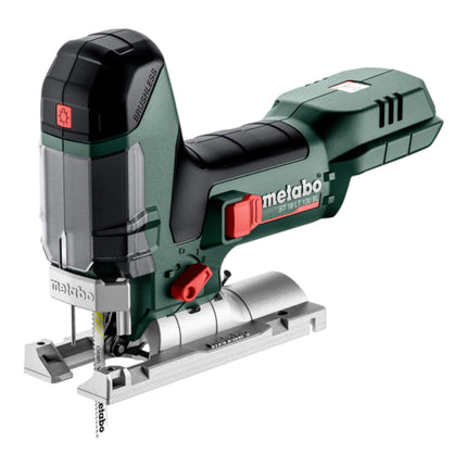Metabo ST 18 LT 130 BL Scie sauteuse sans fil 18 V 130 mm Brushless + 1x batterie LiHD 4,0 Ah + Metabox - sans chargeur