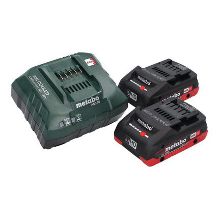 Metabo ST 18 LT 130 BL Scie sauteuse sans fil 18 V 130 mm Brushless + 2x batterie LiHD 4,0 Ah + chargeur + Metabox