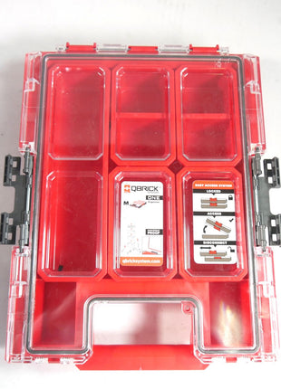 Transportschaden Qbrick System ONE Organizer M RED ULTRA HD Organizer 365 x 265 x 77 mm 2 5 l stapelbar IP66 1 - toolbrothers