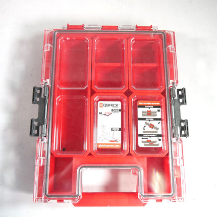 Transportschaden Qbrick System ONE Organizer M RED ULTRA HD Organizer 365 x 265 x 77 mm 2 5 l stapelbar IP66 1 - toolbrothers
