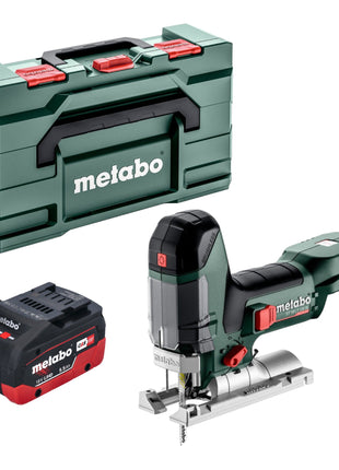 Metabo ST 18 LT 130 BL Scie sauteuse sans fil 18 V 130 mm Brushless + 1x batterie LiHD 5,5 Ah + Metabox - sans chargeur