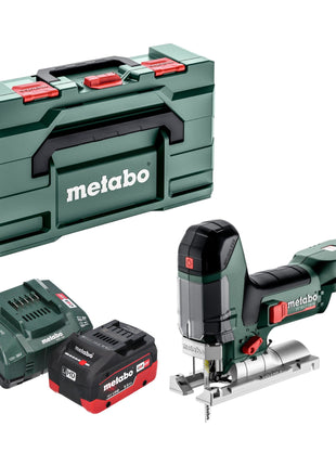 Metabo ST 18 LT 130 BL Akku Stichsäge 18 V 130 mm Brushless + 1x LiHD Akku 5,5 Ah + Ladegerät + Metabox