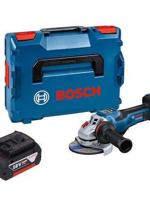 Bosch GWS 18V-15 PSC Professional amoladora angular a batería 18 V 125 mm BITURBO sin escobillas + 1x batería 5,0 Ah + L-Boxx - sin cargador