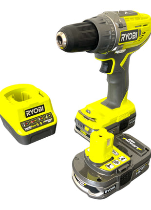 Ryobi R18DD3-215S Perceuse-visseuse sans fil 18 V 50 Nm ( 5133003774 ) + 2x batterie 1,5 Ah + chargeur + sacoche