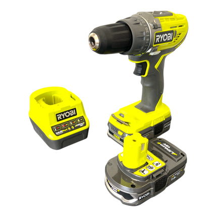 Ryobi R18DD3-215S Perceuse-visseuse sans fil 18 V 50 Nm ( 5133003774 ) + 2x batterie 1,5 Ah + chargeur + sacoche