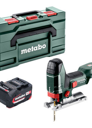 Sierra de calar a batería Metabo ST 18 L 90 18 V 90 mm + 1x batería 4,0 Ah + Metabox - sin cargador