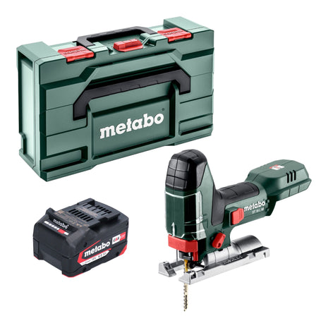 Seghetto alternativo a batteria Metabo ST 18 L 90 18 V 90 mm + 1x batteria 4,0 Ah + metabox - senza caricabatteria