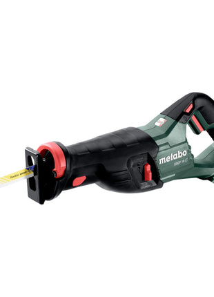 Metabo SSEP 18 LT Scie sabre sans fil 18 V 32 mm + 2x batterie LiHD 4,0 Ah + chargeur + Metabox